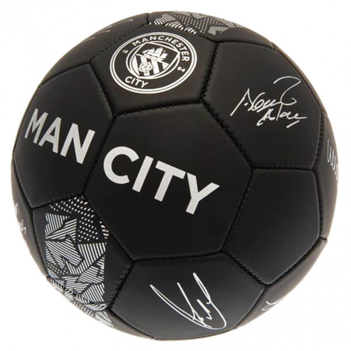 Manchester City PH žoga s podpisi