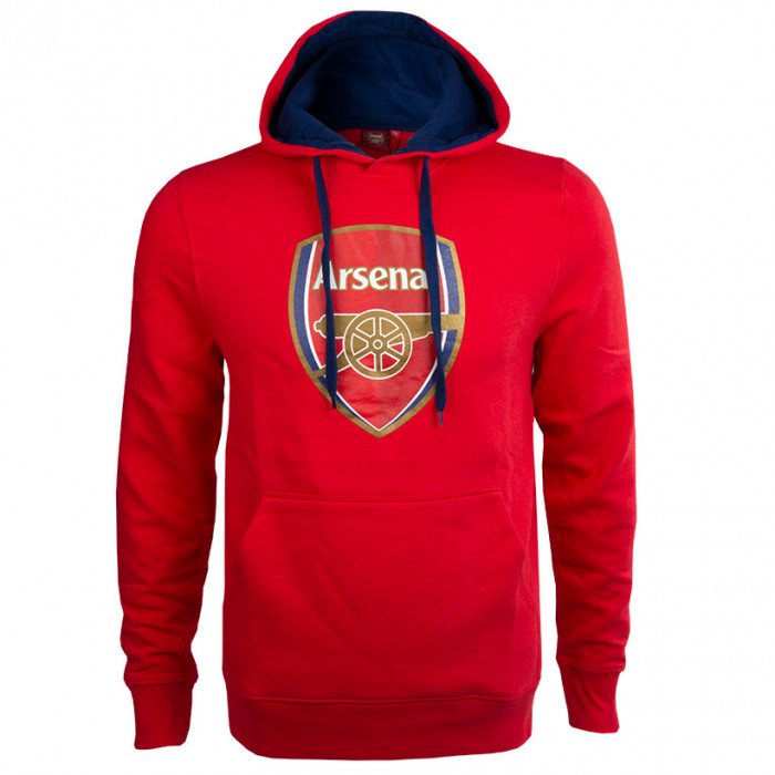 Arsenal Crest pulover s kapuco