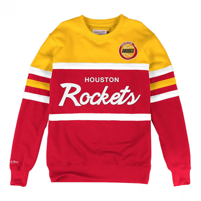 Houston Rockets Mitchell & Ness Head Coach Crew pulover