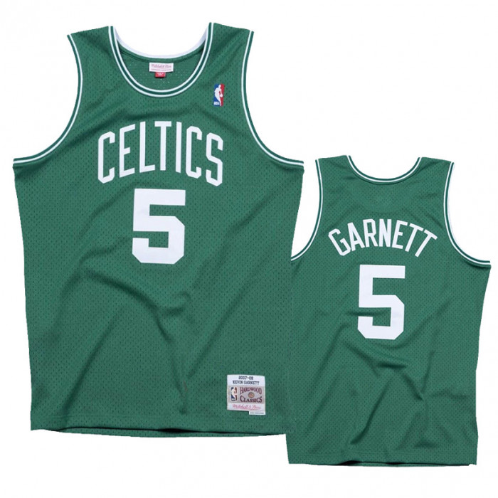 Kevin Garnett 5 Boston Celtics 2007-08 Mitchell & Ness Road Swingman Jersey