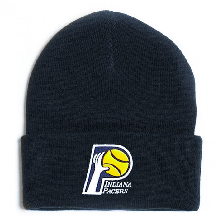 Indiana Pacers Mitchell & Ness Team Logo Cuff cappello invernale