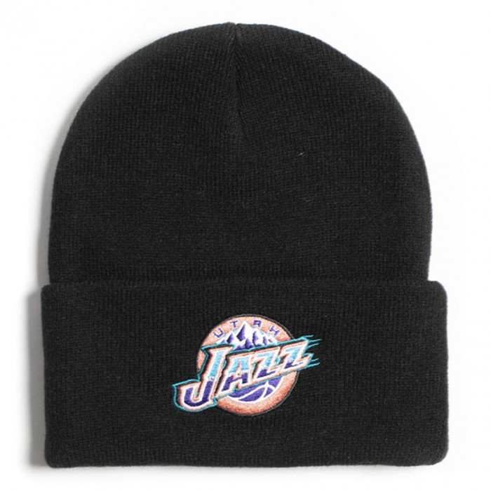 Utah Jazz Mitchell & Ness Team Logo Cuff cappello invernale
