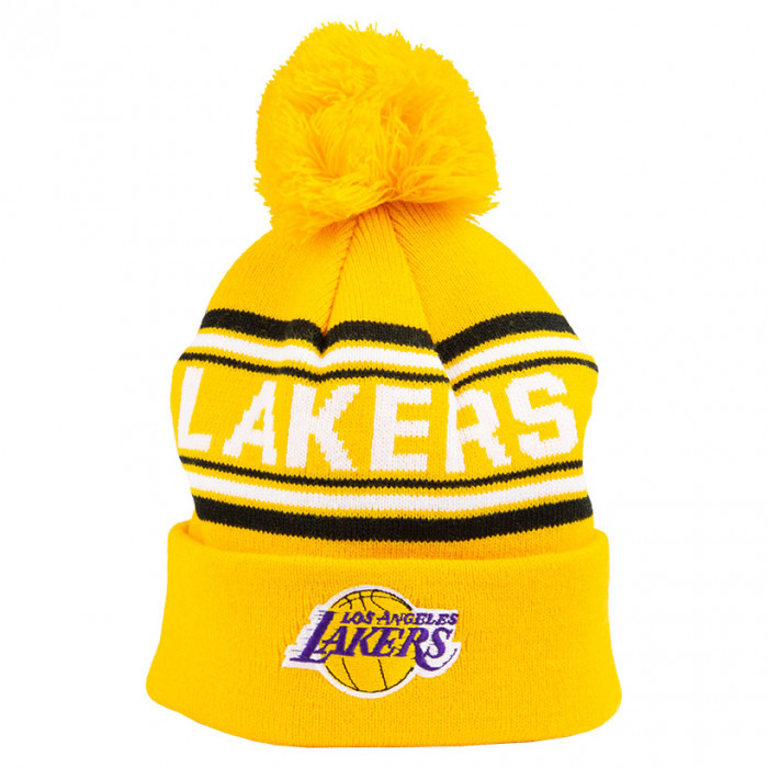 Los Angeles Lakers Cuff Pom Youth otroška zimska kapa 58-62 cm