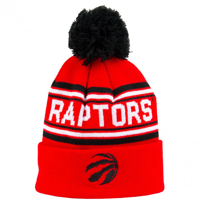 Toronto Raptors Cuff Pom Youth cappello invernale per bambini 58-62 cm