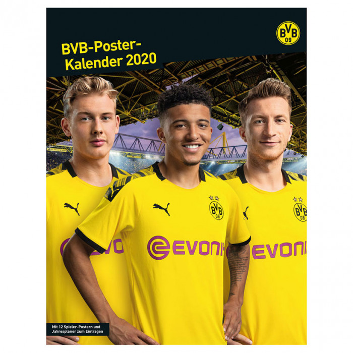 BVB Borussia Dortmund Kalender ** Trikot Kalender 2020 ** 19340400 