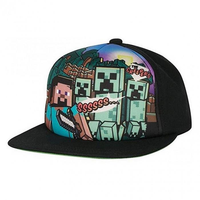 Minecraft Steve Overworld cappellino per bambini