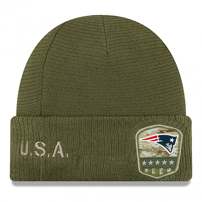 New England Patriots New Era 2019 On-Field Salute to Service cappello invernale