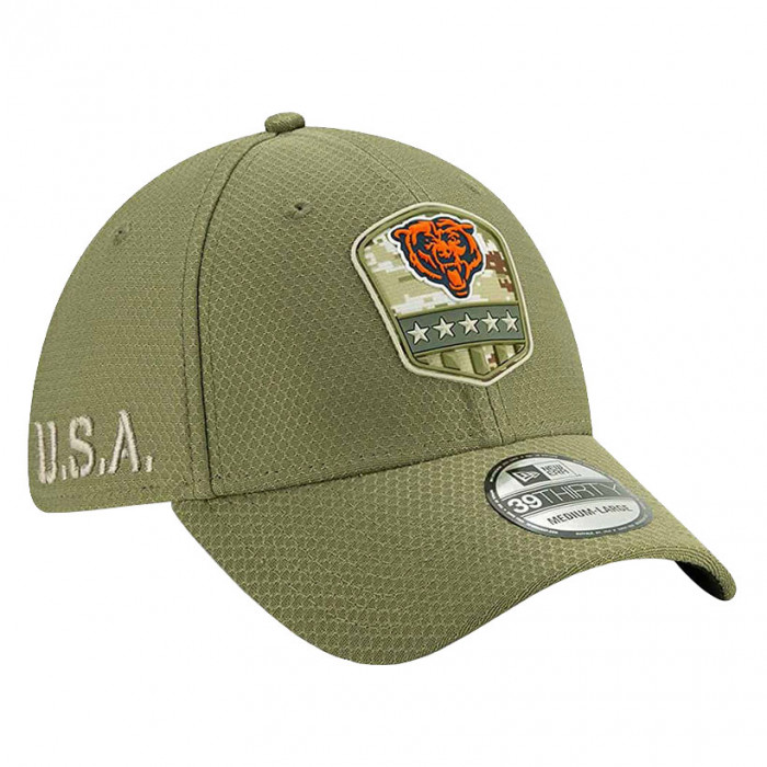 Chicago Bears New Era 39THIRTY 2019 On-Field Salute to Service kačket