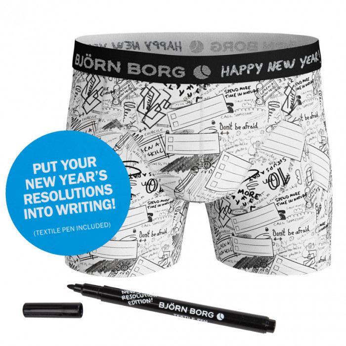 Björn Borg Sammy New Year boxer (con pennarello tessile incluso)