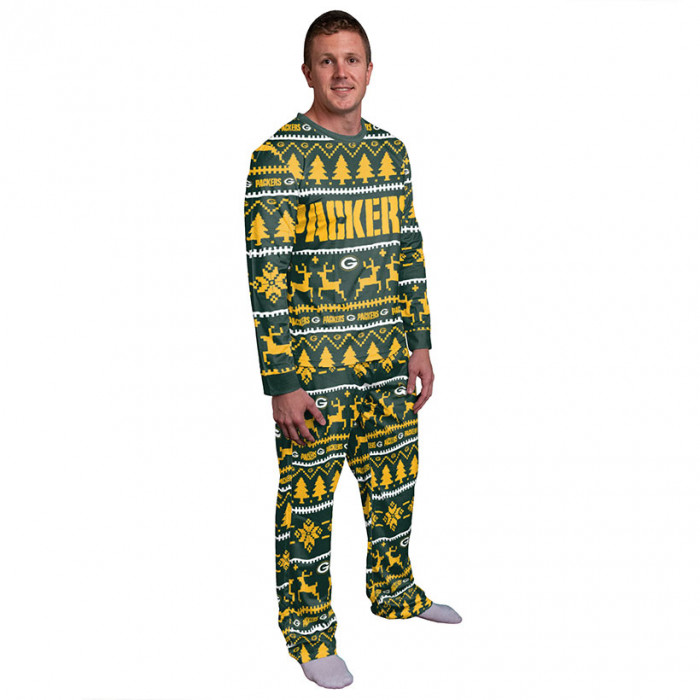 Green Bay Packers Wordmark Crewneck Pyjama