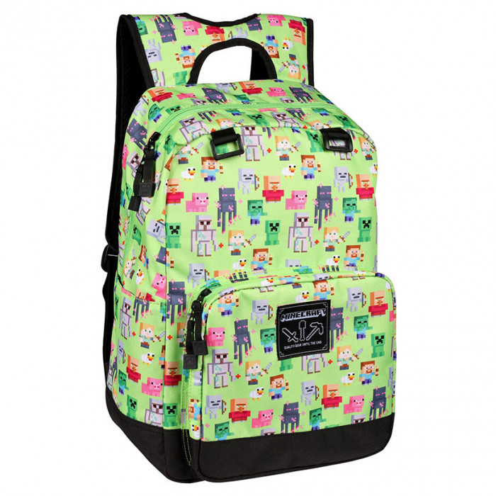 Custom Double-sided Backpack Minecraft Multicolor 