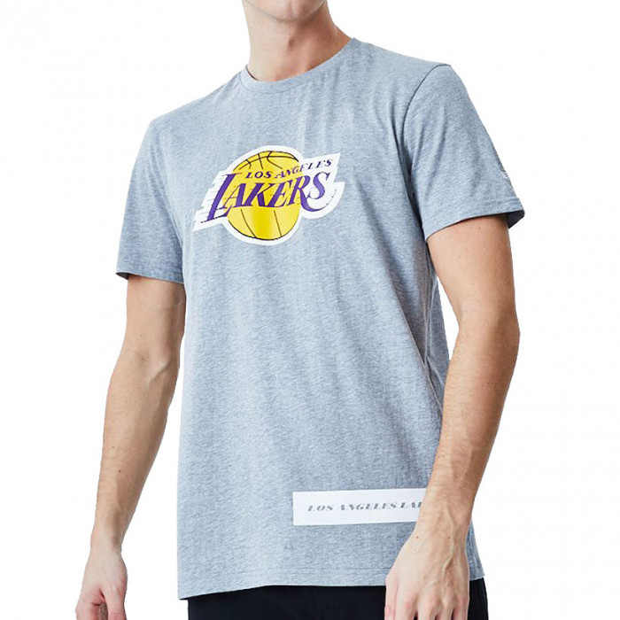 Los Angeles Lakers New Era Block Wordmark majica 