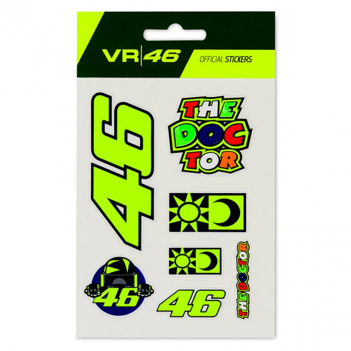 Valentino Rossi VR46 Small set Aufkleber