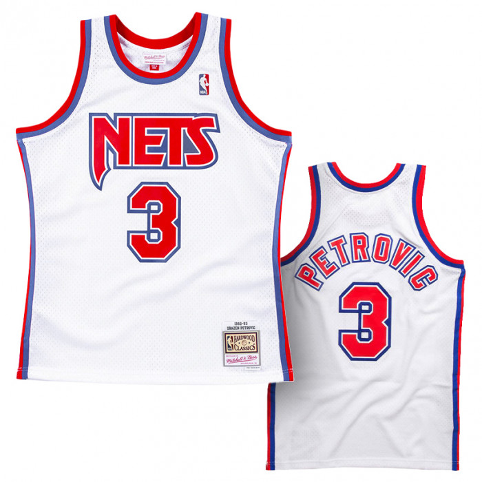 Dražen Petrović 3 New Jersey Nets 1992-93 Mitchell & Ness Swingman maglia