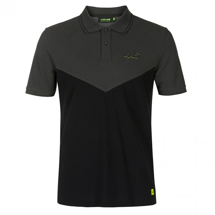 2019 Valentino Rossi VR46 Core Mens Polo Shirt BLACK T-Shirt Tee Sizes XS-XXL 