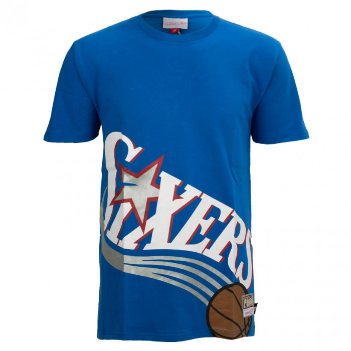 Philadelphia 76ers Mitchell & Ness Big Face T-Shirt