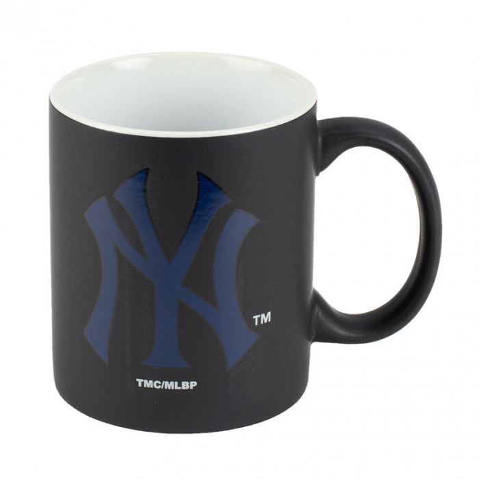 New York Yankees Black Matte Two Tone Tasse