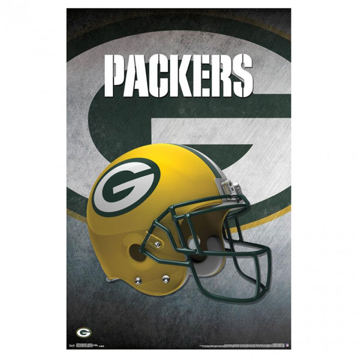 Green Bay Packers Team Helmet poster