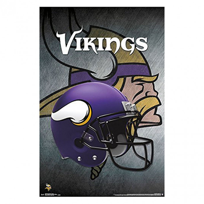 Minnesota Vikings Team Helmet poster