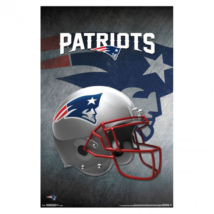 New England Patriots Team Helmet poster