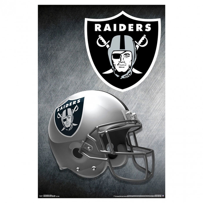 Las Vegas Raiders Team Helmet poster