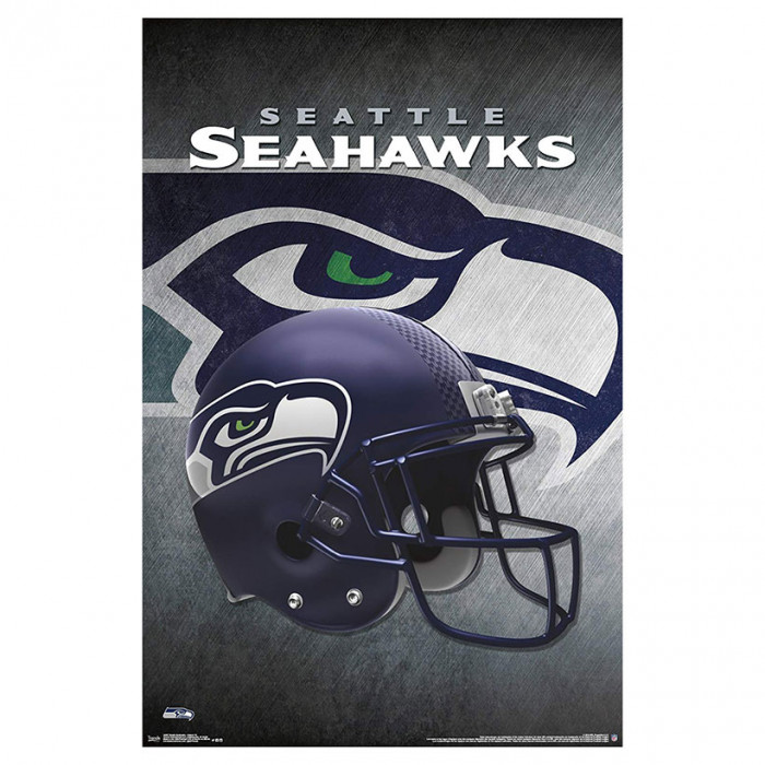 Seattle Seahawks Team Helmet poster