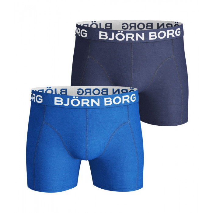 Björn Borg Solid Cotton Stretch 2x boxer