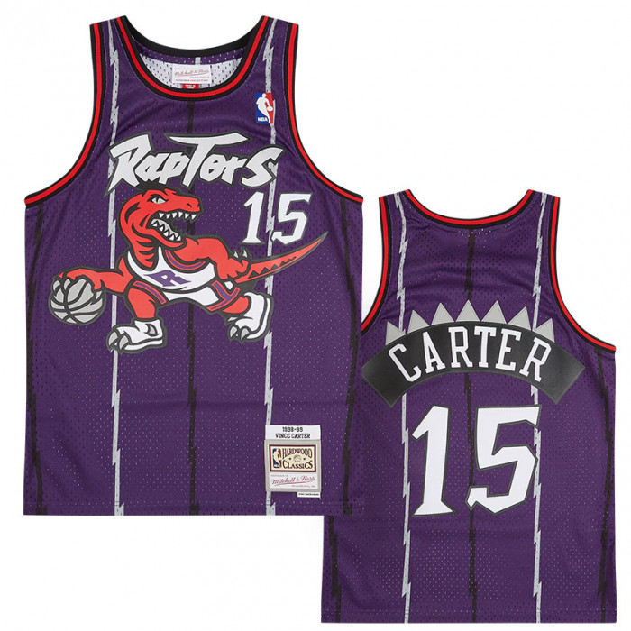 Vince Carter 15 Toronto Raptors 1998-99 Mitchell & Ness Swingman dres 