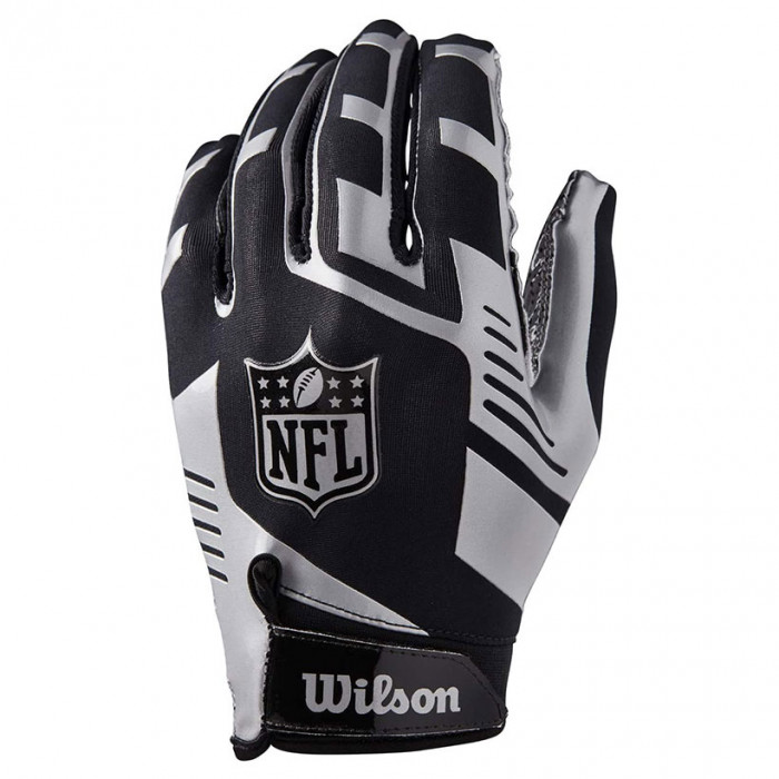 Wilson AD Strech Fit rukavice za američki fudbal Silver