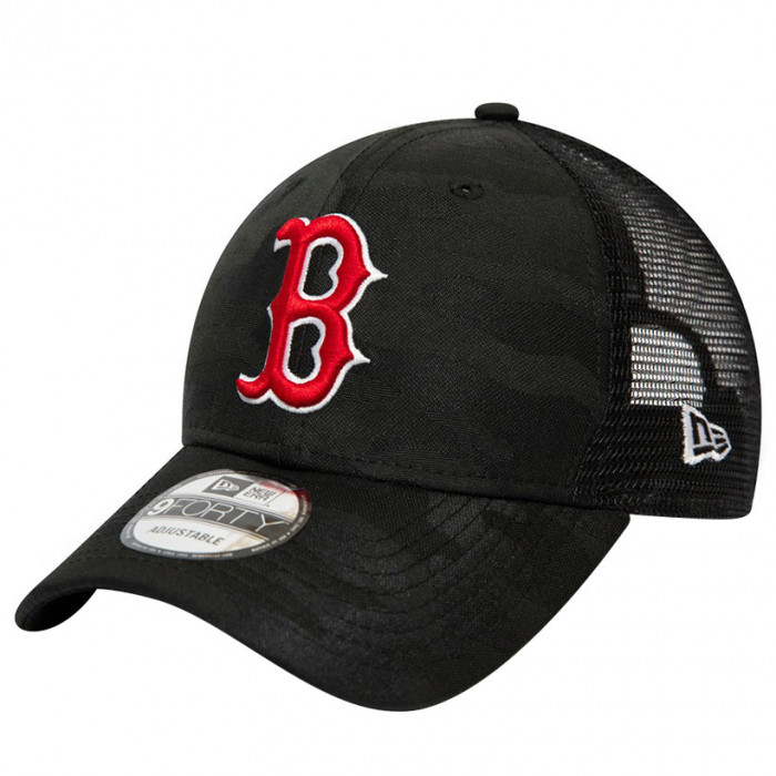 Boston Red Sox New Era 9FORTY Trucker Seasonal The League Black Camo Mütze