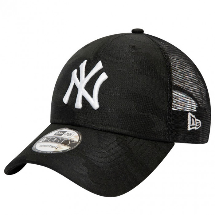 New York Yankees New Era 9FORTY Trucker Seasonal The League Black Camo Mütze