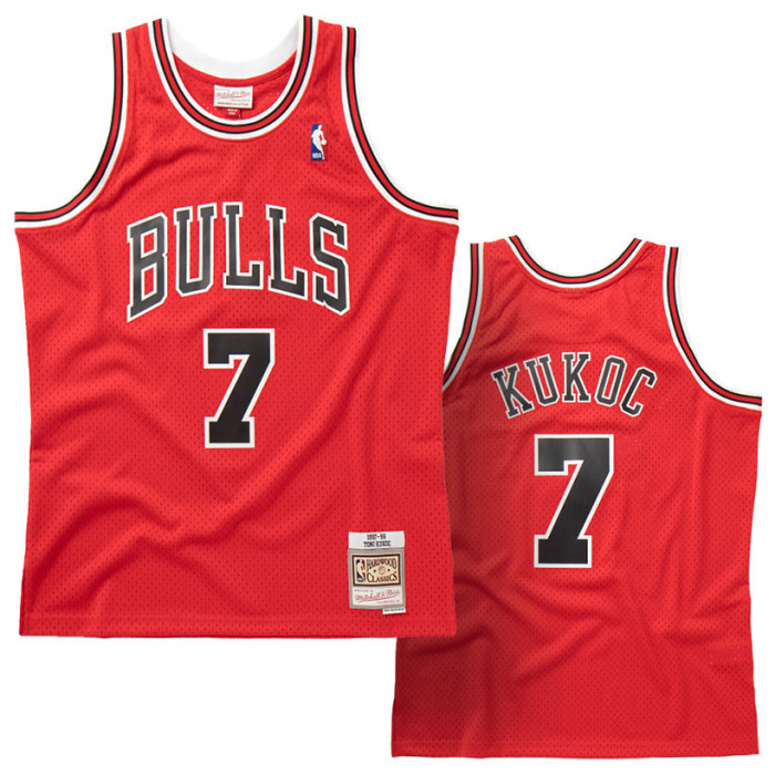 Toni Kukoć 7 Chicago Bulls 1997-98 Mitchell & Ness Swingman dres