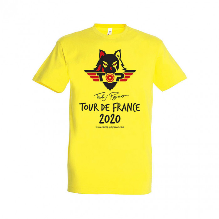 Tadej Pogačar t-shirt per bambini del vincitore della gara in Francia 2020