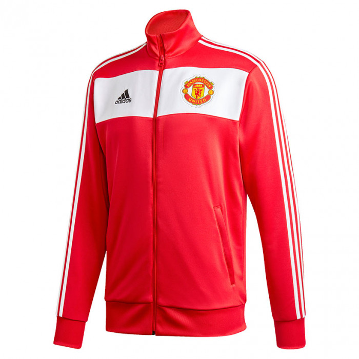 Manchester United Adidas 3S Track Top zip majica dugi rukav
