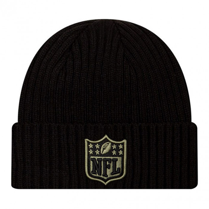 NFL Logo New Era NFL 2020 Official Salute to Service Black cappello invernale