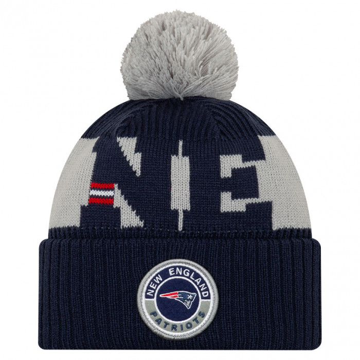 New England Patriots New Era NFL 2020 Official Sideline Cold Weather Sport Knit zimska kapa