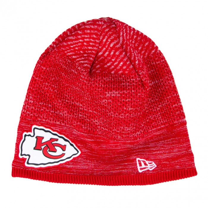 Kansas City Chiefs New Era NFL 2020 Sideline Cold Weather Tech Knit cappello invernale