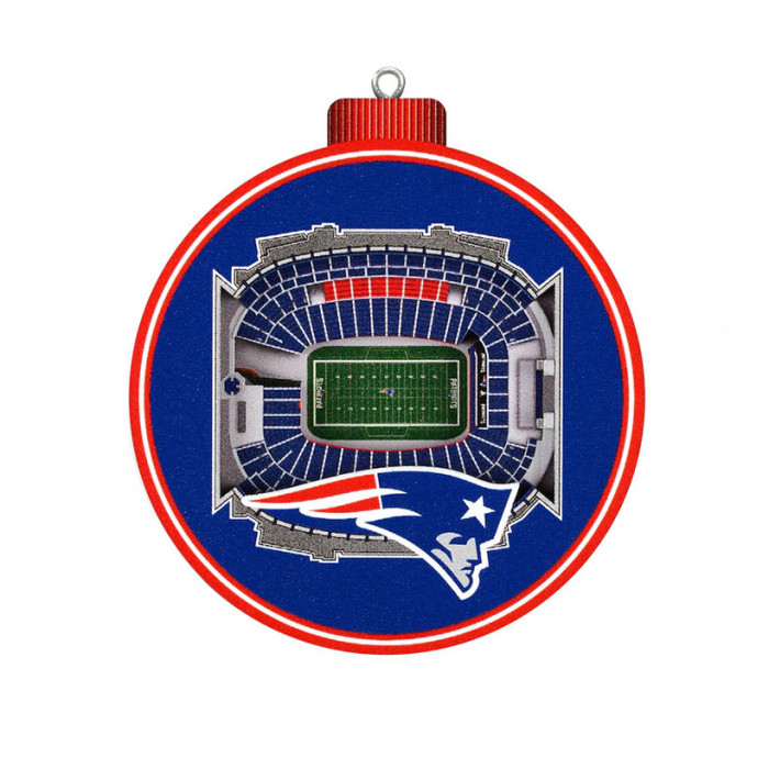 New England Patriots 3D Stadium View Ornament
