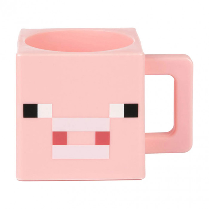 Minecraft Jinx Pig Face Plastik Tasse