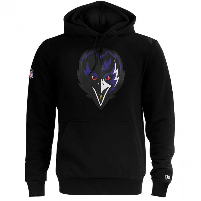Baltimor Ravens New Era QT Outline Graphic maglione con cappuccio