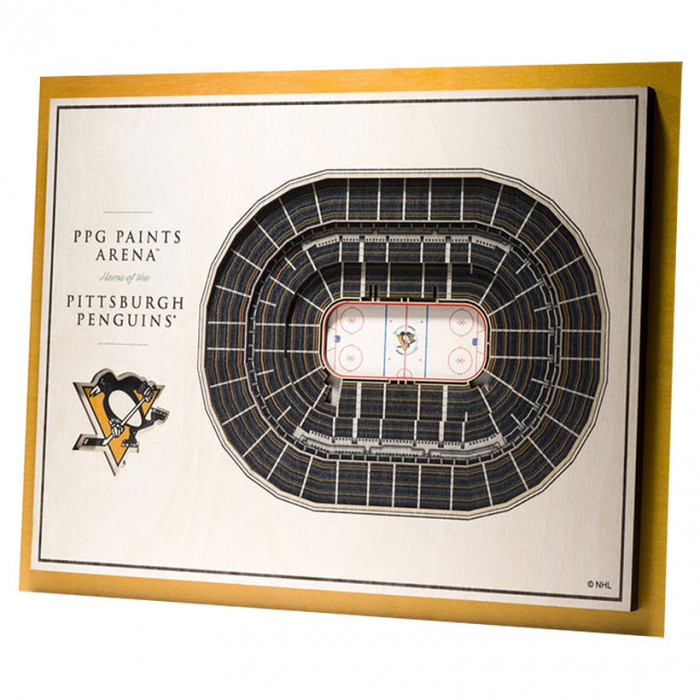 Pittsburg Penguins 3D Stadium View slika
