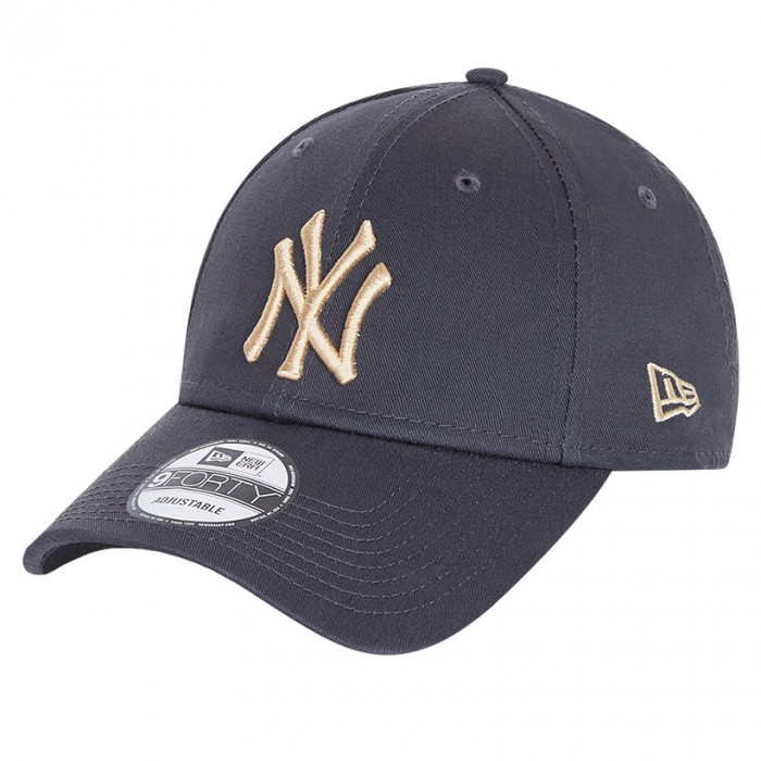 New York Yankees New Era 9FORTY Essential Dark Grey Cappellino