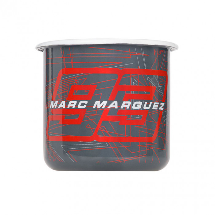 Marc Marquez MM93 Grey emajlirana šalica