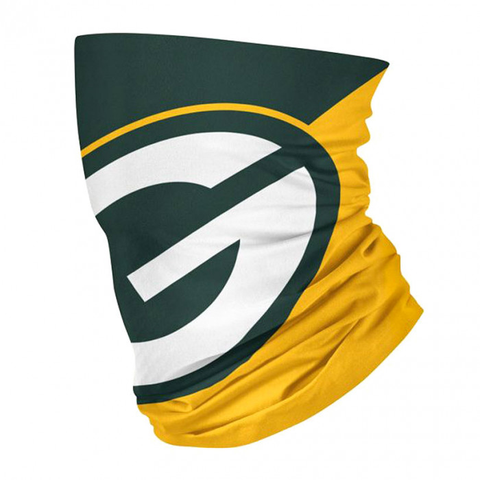 Green Bay Packers Color Block Big Logo bandana multiuso