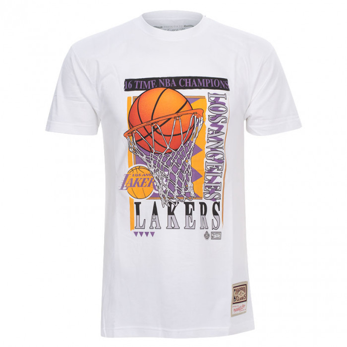 Mitchell & Ness Los Angeles Lakers Lightning Tee in Blue for Men