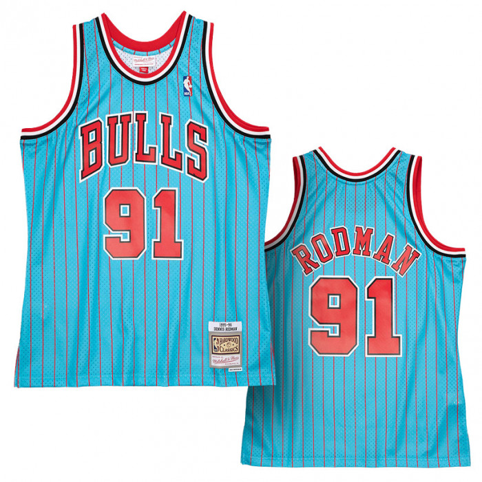 Mitchell & Ness Trikot Dennis Rodman Chicago Bulls 1997-98 Tiger Camo
