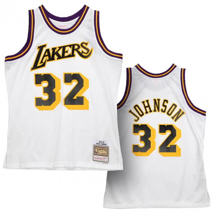 Magic Johnson Los Angeles Lakers 1984-85 Mitchell & Ness Reload 2.0 Swingman Jersey
