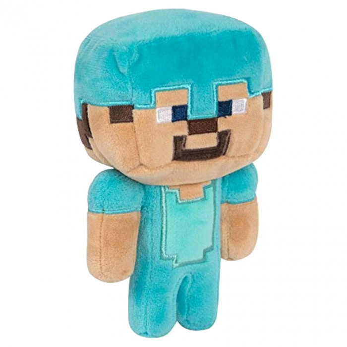 Minecraft Jinx Happy Explorer Diamond Steve giocattolo peluche