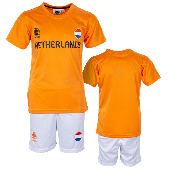 Niederlande UEFA Euro 2020 Poly Kinder Training Trikot Komplet Set