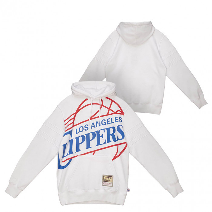 Los Angeles Clippers Mitchell & Ness Big Face 2.0 Substantial duks sa kapuljačom